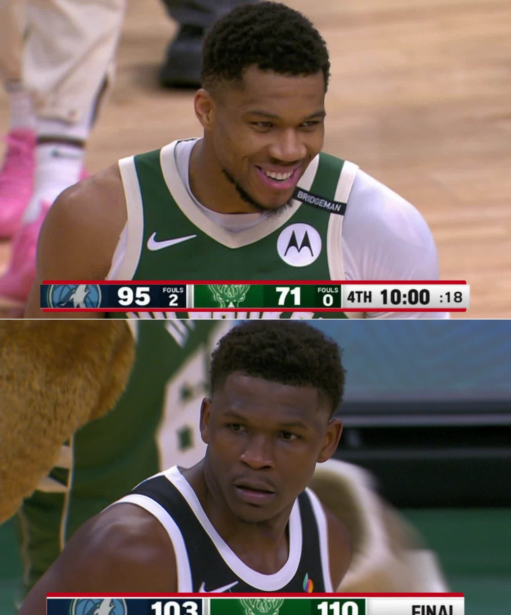 包含雄鹿遭灰熊逆转，字母哥砍下33分无用的词条